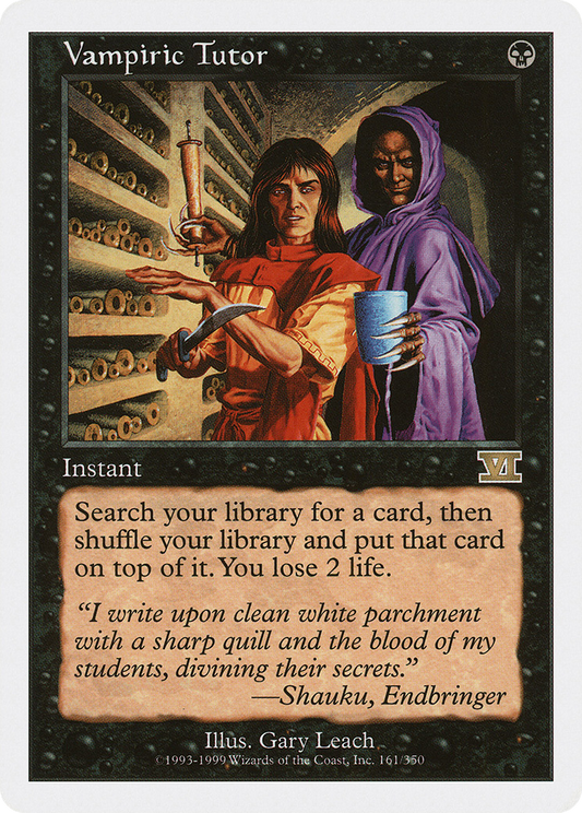 Vampiric Tutor (6ED) #161 [EN/N] s/o
