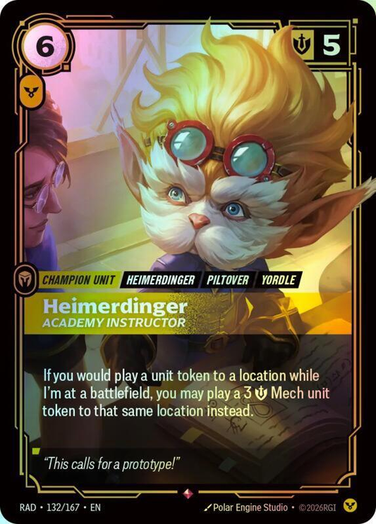 Heimerdinger, Academy Instructor (RAD) #132 [EN/F]