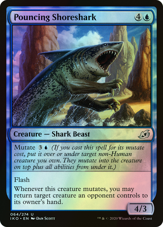 Pouncing Shoreshark (IKO) #64 [EN/F]