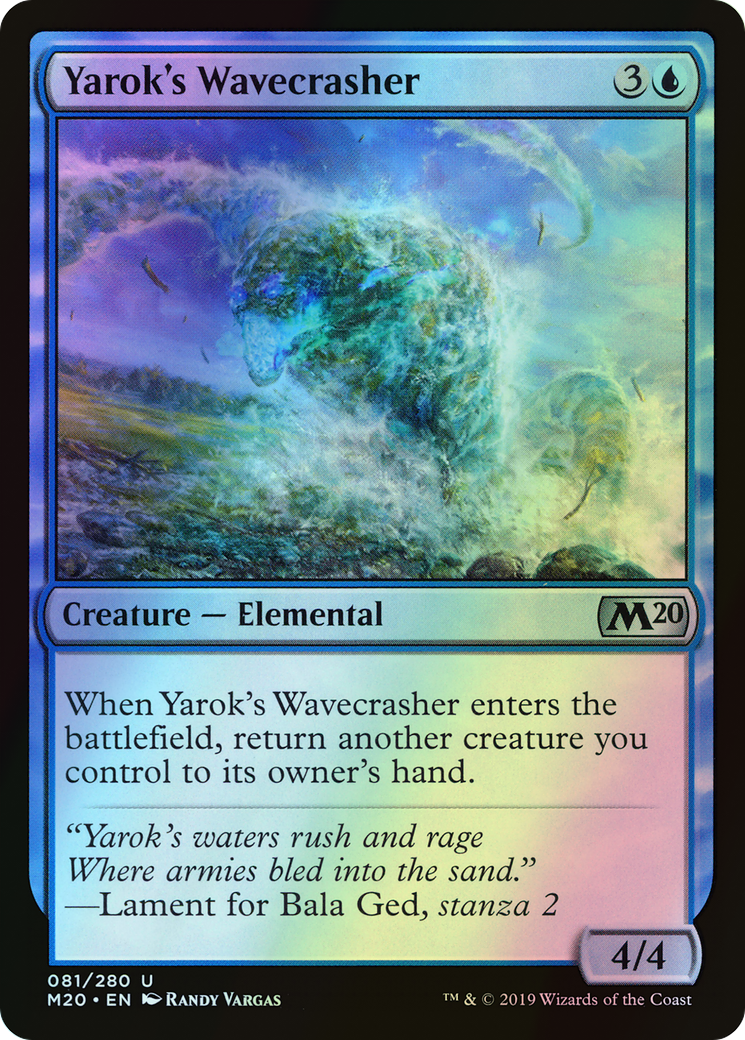 Yarok's Wavecrasher (M20) #81 [EN/F]