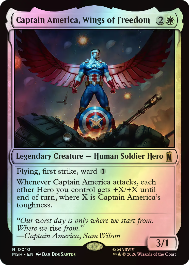 Captain America, Wings of Freedom (MSH) #10 [EN/F] s/o