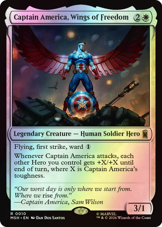 Captain America, Wings of Freedom (MSH) #10 [EN/F] s/o