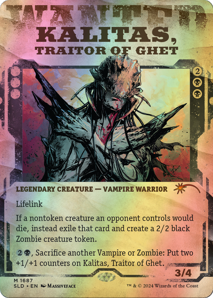 Kalitas, Traitor of Ghet - Rainbow Foil (SLD) #1687 [EN/F]