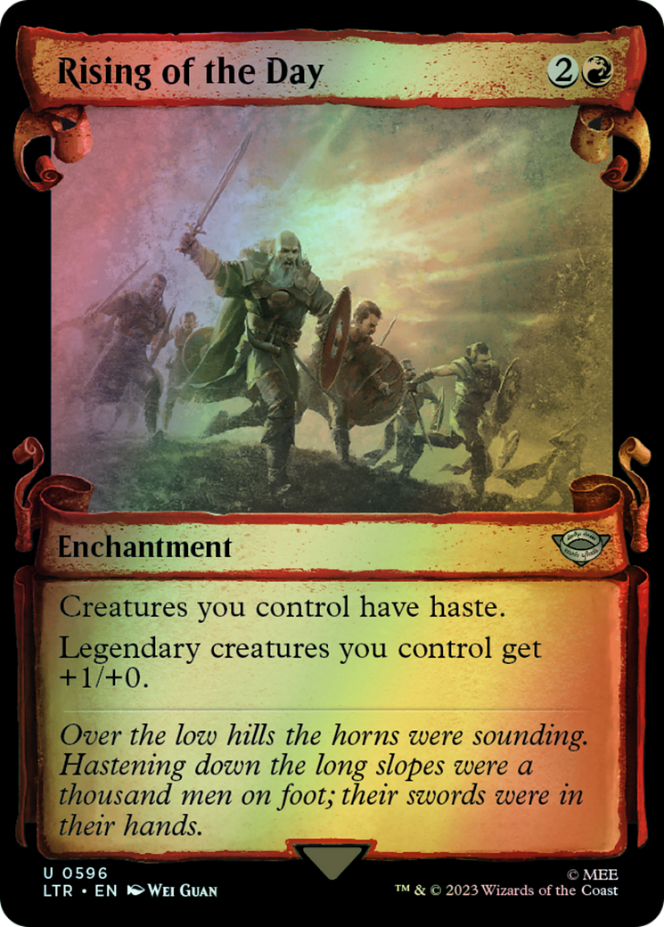 Rising of the Day - Silver Foil (LTR) #596 [EN/F] s/o