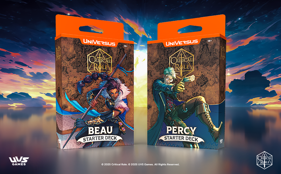 Heroes of Exandria Universus CCG: Critical Role | Booster Display (EN) | 24 boosterpacks met elk 11 kaarten Heroes of Exandria Universus CCG: Critical Role | Booster Display (EN) | 24 boosterpacks met elk 11 kaarten
