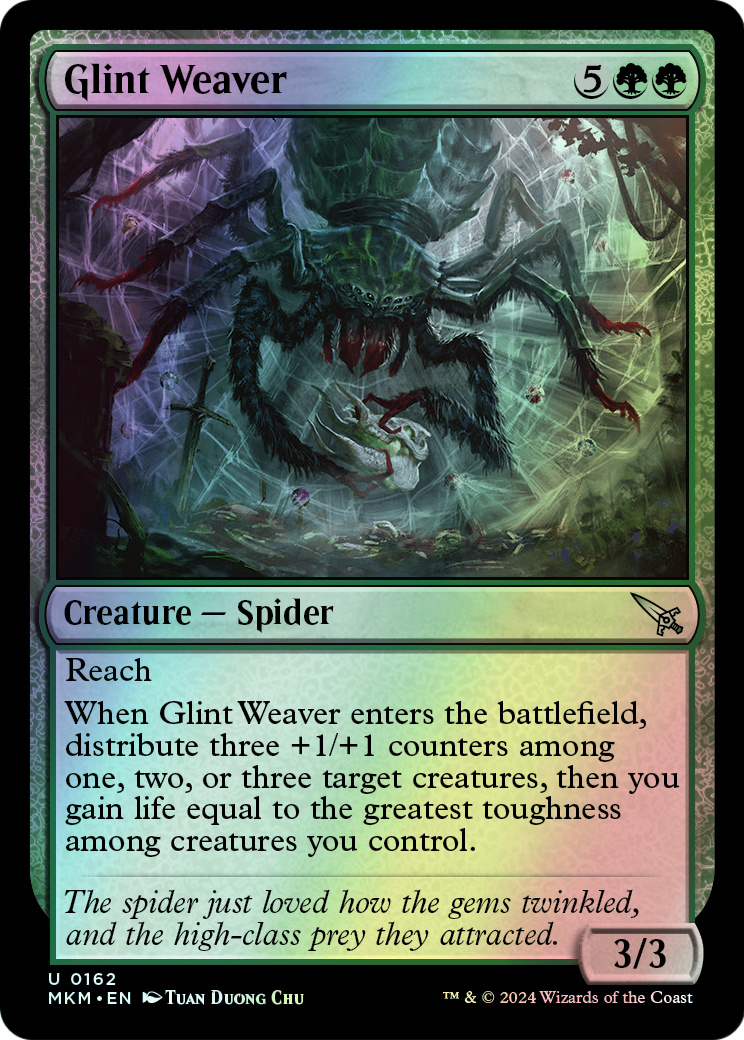 Glint Weaver (MKM) #162 [EN/F]