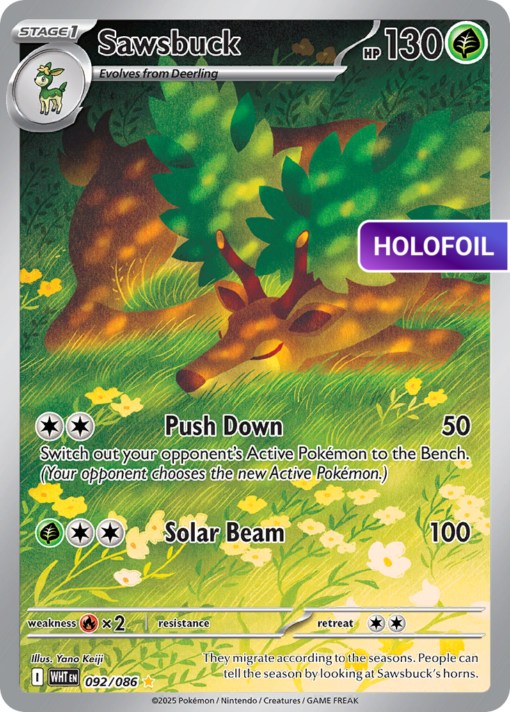 Sawsbuck - 092/086 (WHT) #092 [EN/H]
