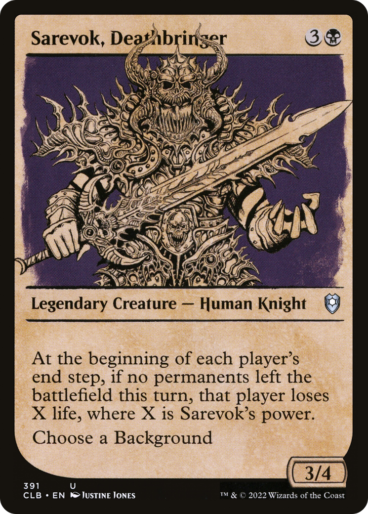 Sarevok, Deathbringer (CLB) #391 [EN/N] s/o