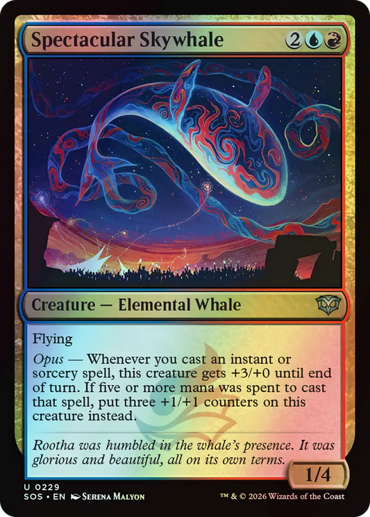 Spectacular Skywhale (SOS) #229 [EN/F]