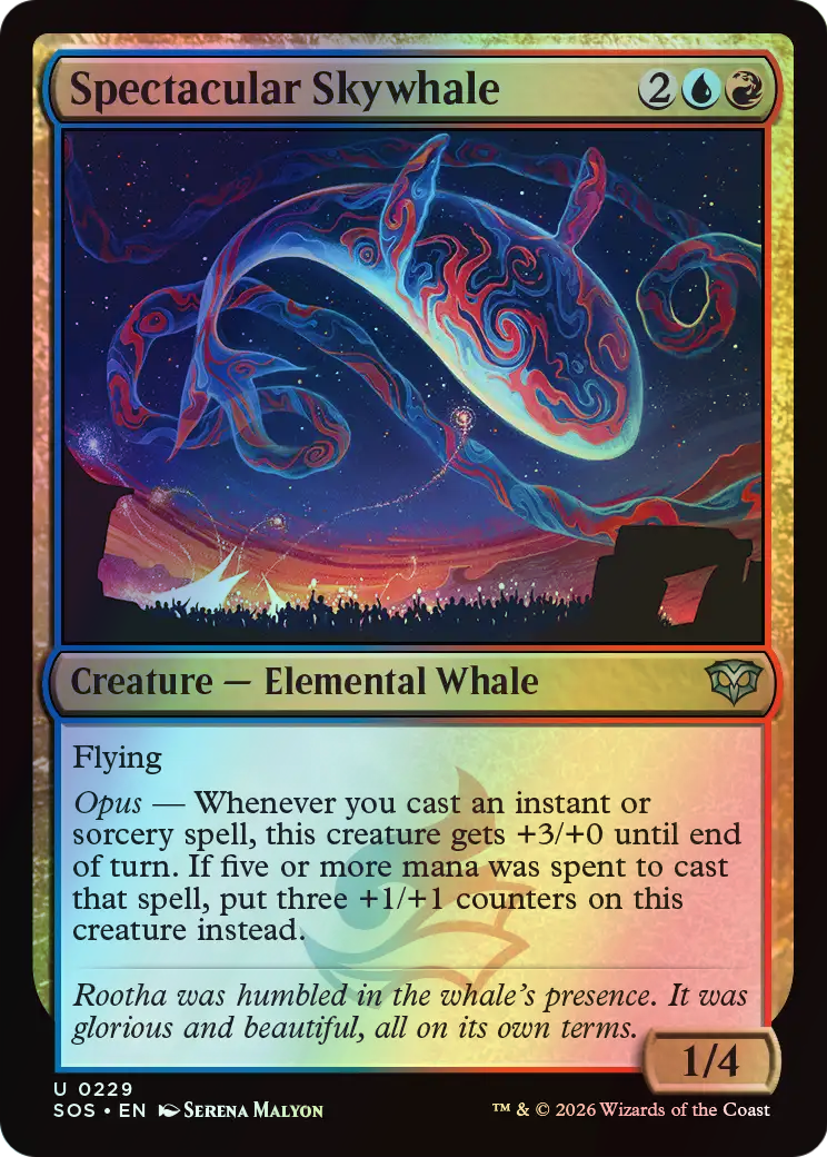 Spectacular Skywhale (SOS) #229 [EN/F]