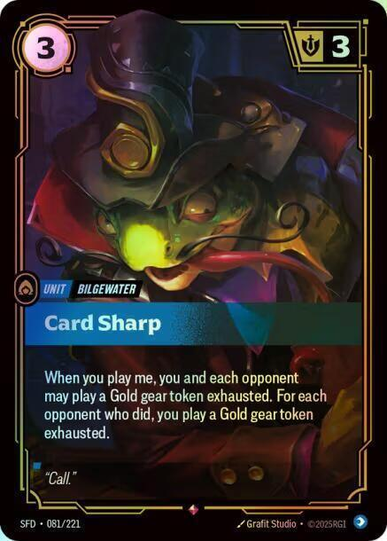 Card Sharp (SFD) #081 [EN/F] s/o
