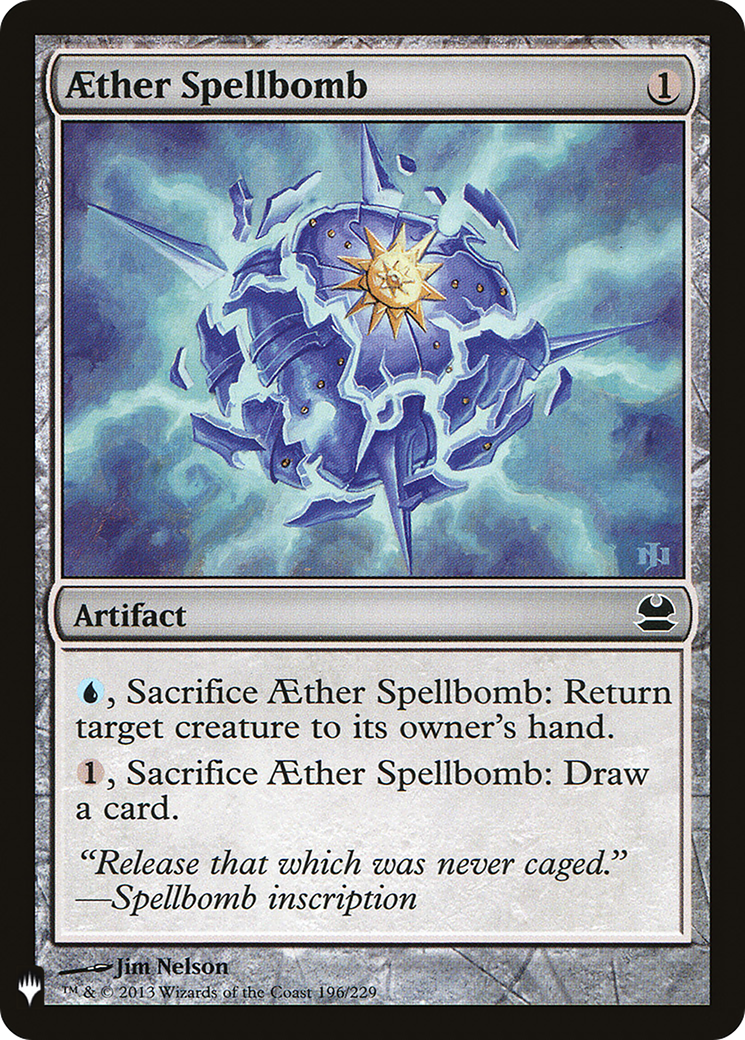 Aether Spellbomb (PLST) #MMA-196 [EN/N]