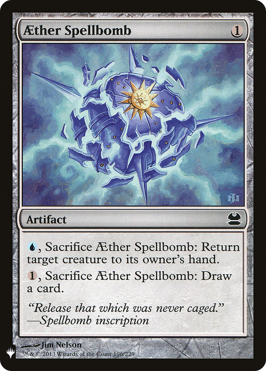 Aether Spellbomb (PLST) #MMA-196 [EN/N]