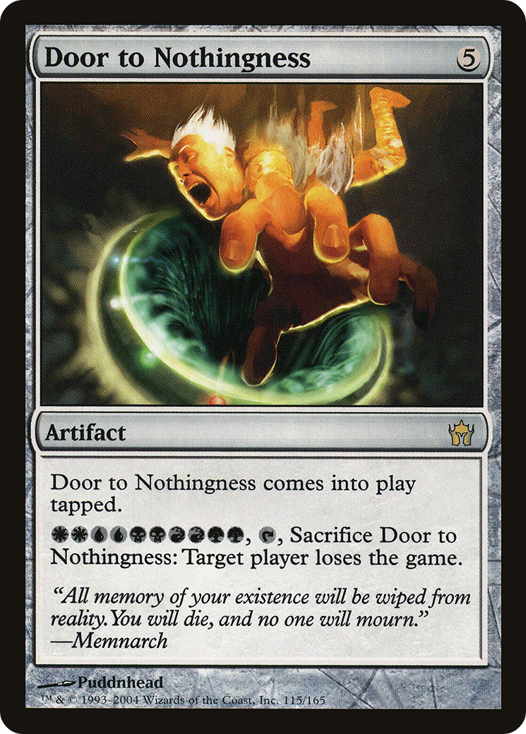 Door to Nothingness (5DN) #115 [EN/N]