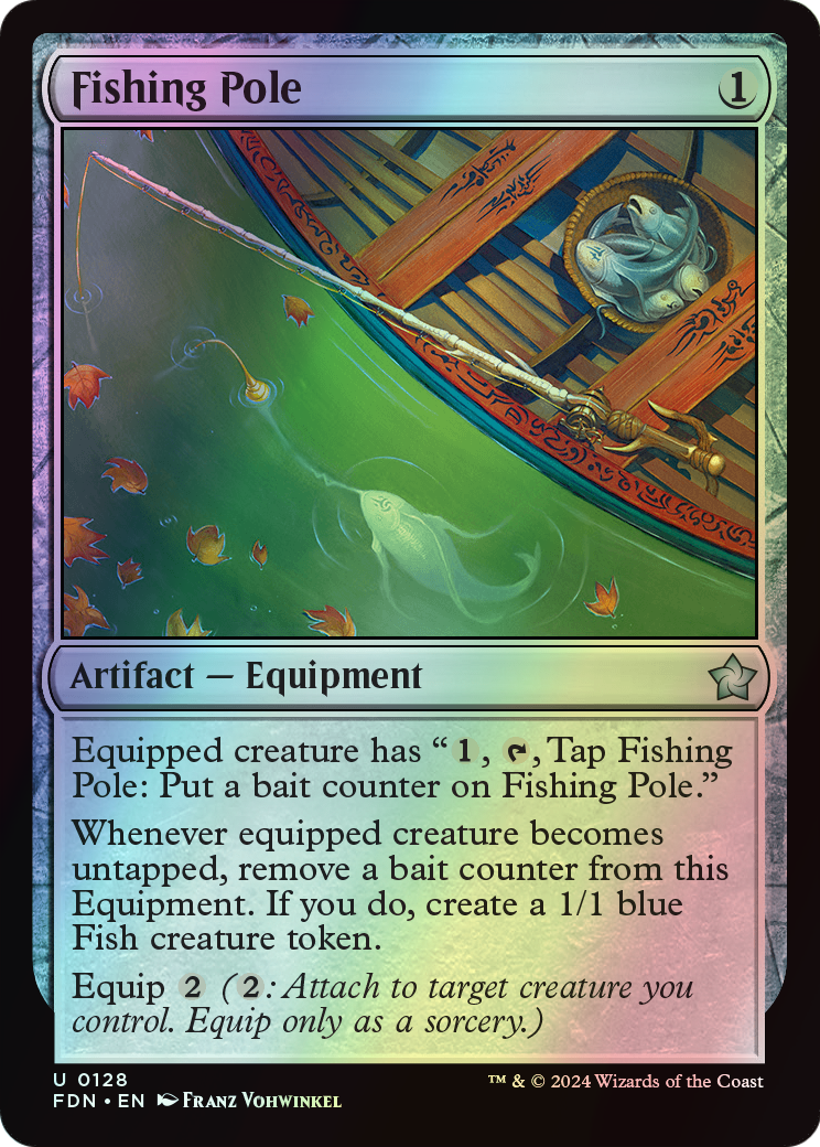 Fishing Pole (FDN) #128 [EN/F]