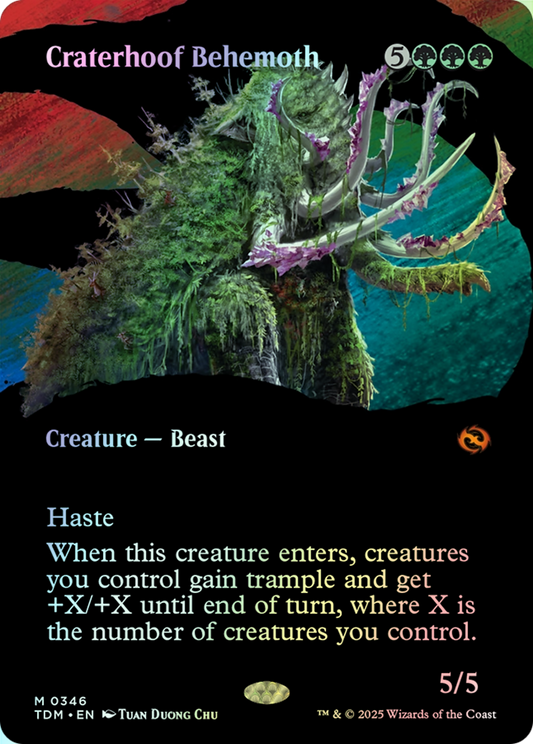 Craterhoof Behemoth (TDM) #346 [EN/F] s/o