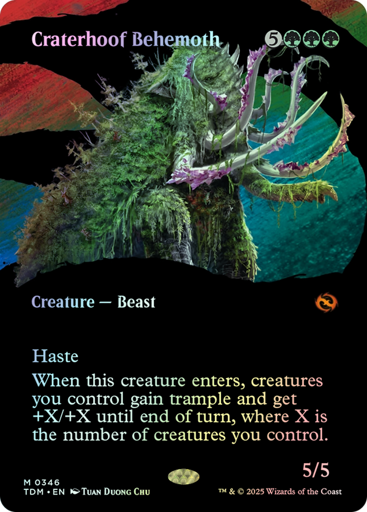 Craterhoof Behemoth (TDM) #346 [EN/F] s/o