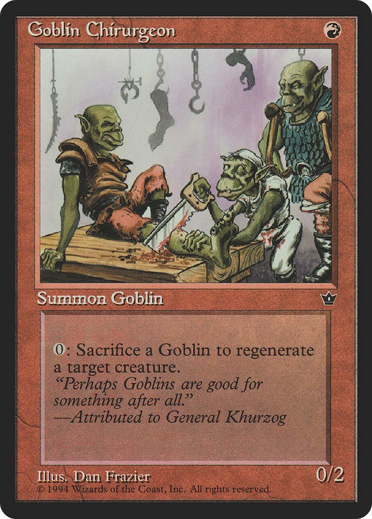 Goblin Chirurgeon (FEM) #54c [EN/N]