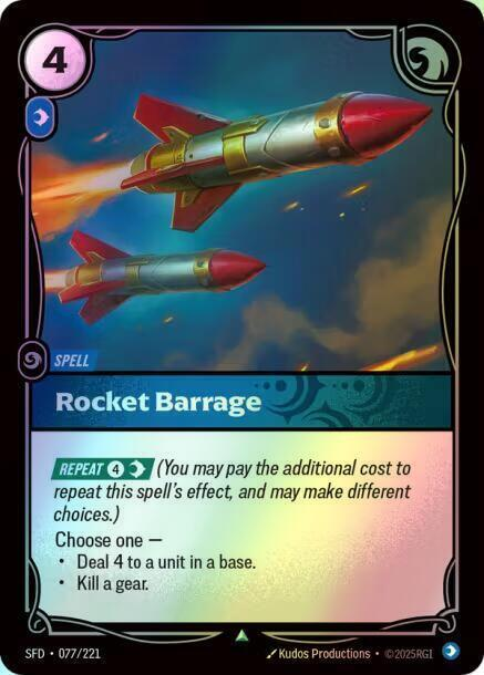 Rocket Barrage (SFD) #077 [EN/F]