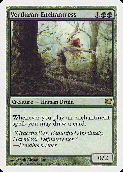 Verduran Enchantress (9ED) #279 [EN/N] s/o