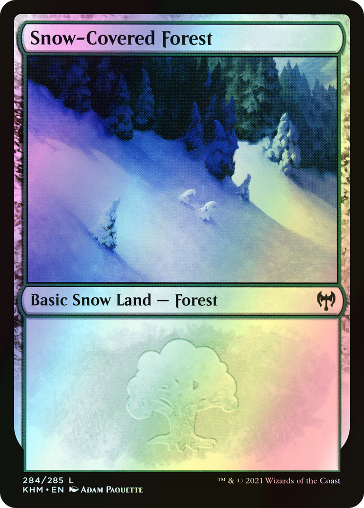 Snow-Covered Forest (KHM) #284 [EN/F]
