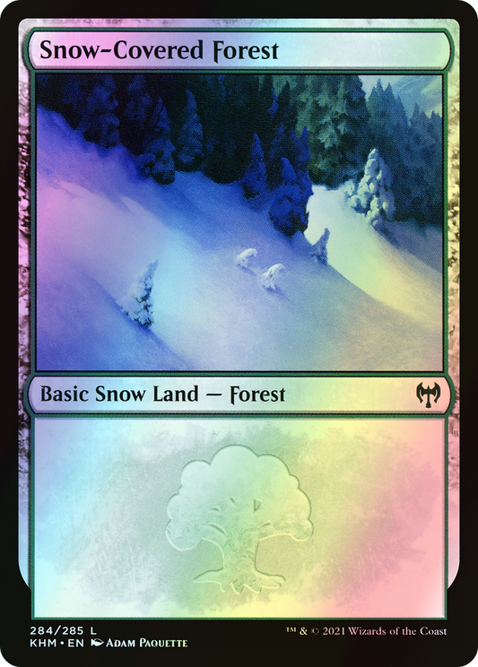 Snow-Covered Forest (KHM) #284 [EN/F]