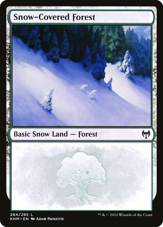 Snow-Covered Forest (KHM) #284 [EN/N]