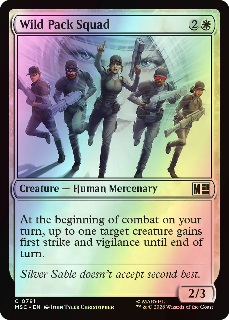 Wild Pack Squad (MSC) #781 [EN/F] s/o