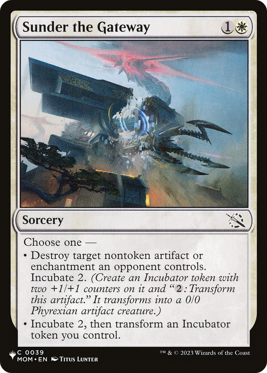 Sunder the Gateway (PLST) #MOM-39 [EN/N] s/o