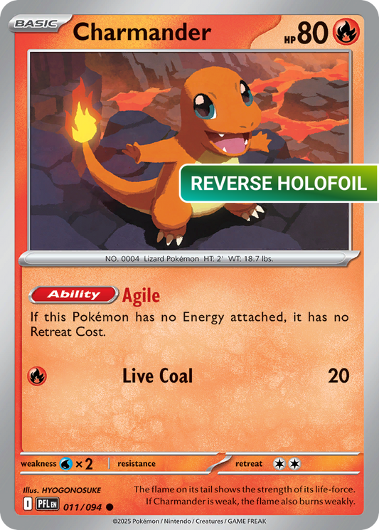 Charmander (PFL) #11 [EN/R] s/o
