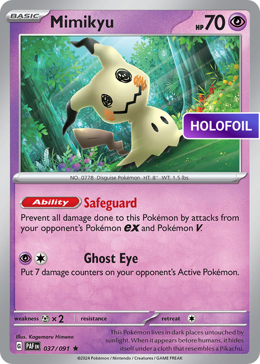 Mimikyu (PAF) #37 [EN/H] s/o