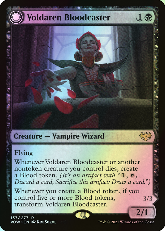 Voldaren Bloodcaster // Bloodbat Summoner (VOW) #137 [EN/F] s/o