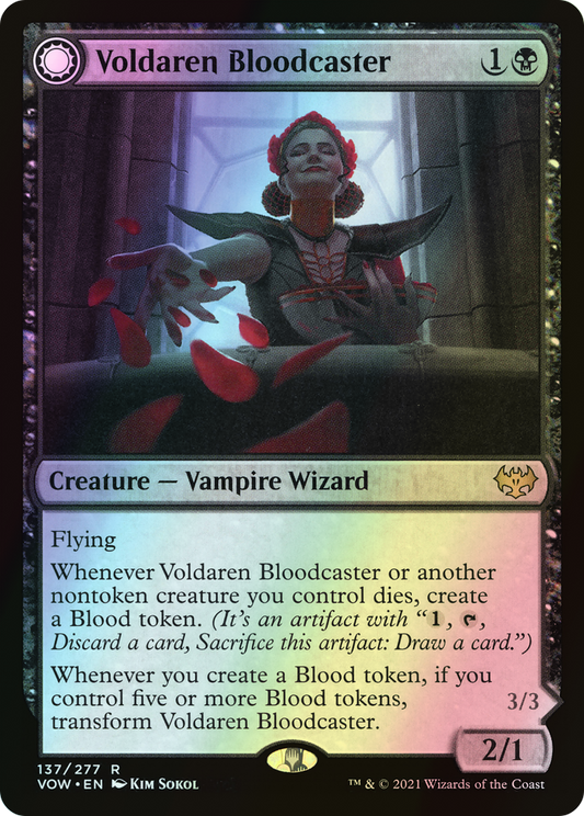 Voldaren Bloodcaster // Bloodbat Summoner (VOW) #137 [EN/F] s/o