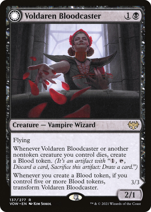 Voldaren Bloodcaster // Bloodbat Summoner (VOW) #137 [EN/N]