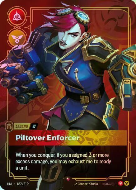 Vi - Piltover Enforcer (UNL) #187 [EN/F]