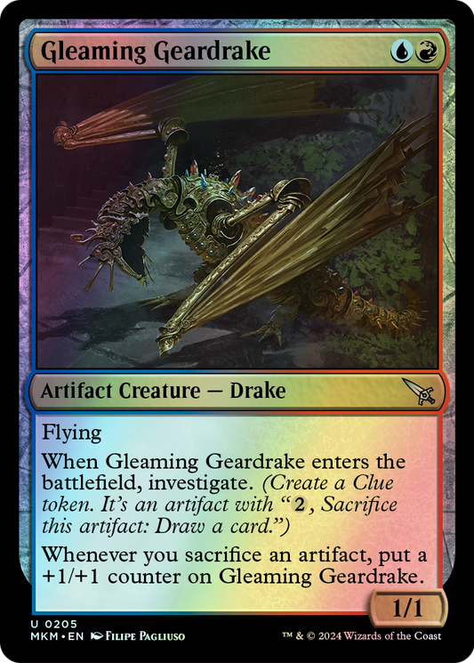 Gleaming Geardrake (MKM) #205 [EN/F]