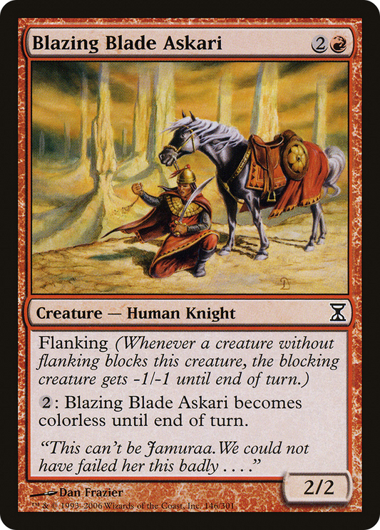Blazing Blade Askari (TSP) #146 [EN/N]