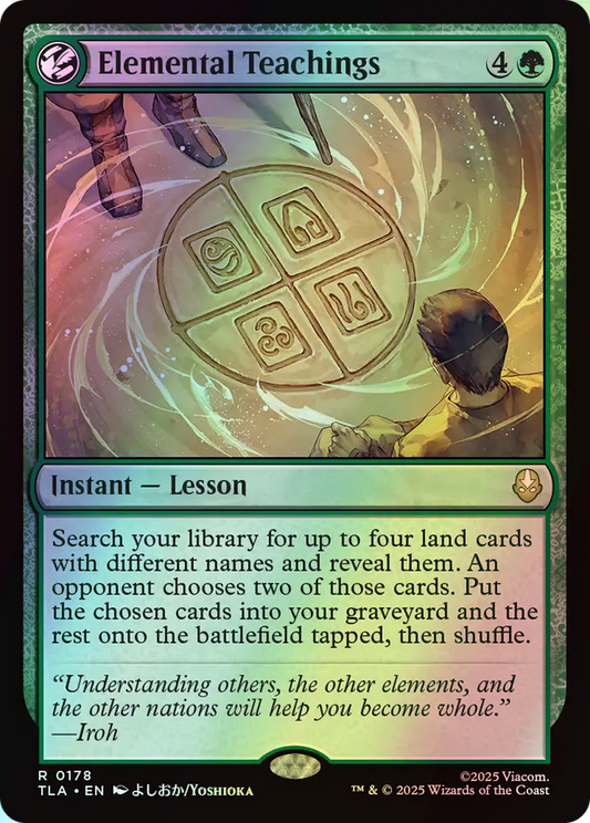 Elemental Teachings (TLA) #178 [EN/F] s/o