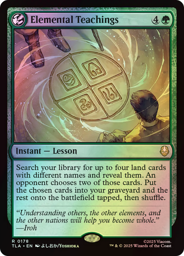 Elemental Teachings (TLA) #178 [EN/F] s/o