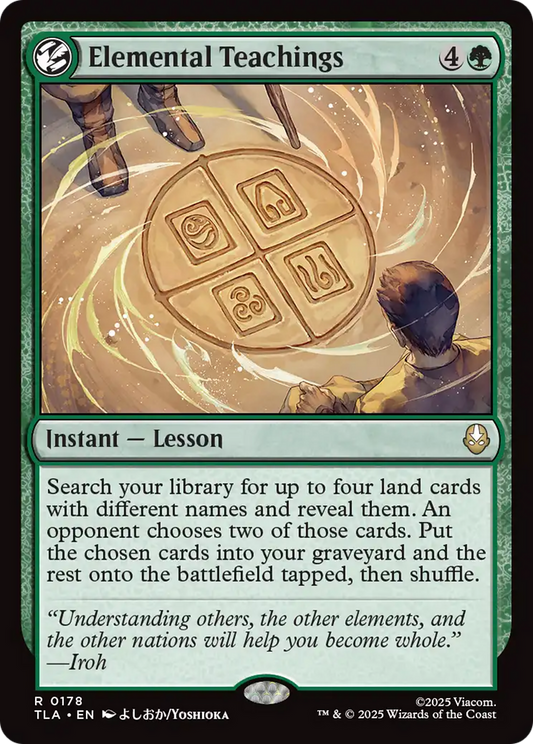 Elemental Teachings (TLA) #178 [EN/N] s/o