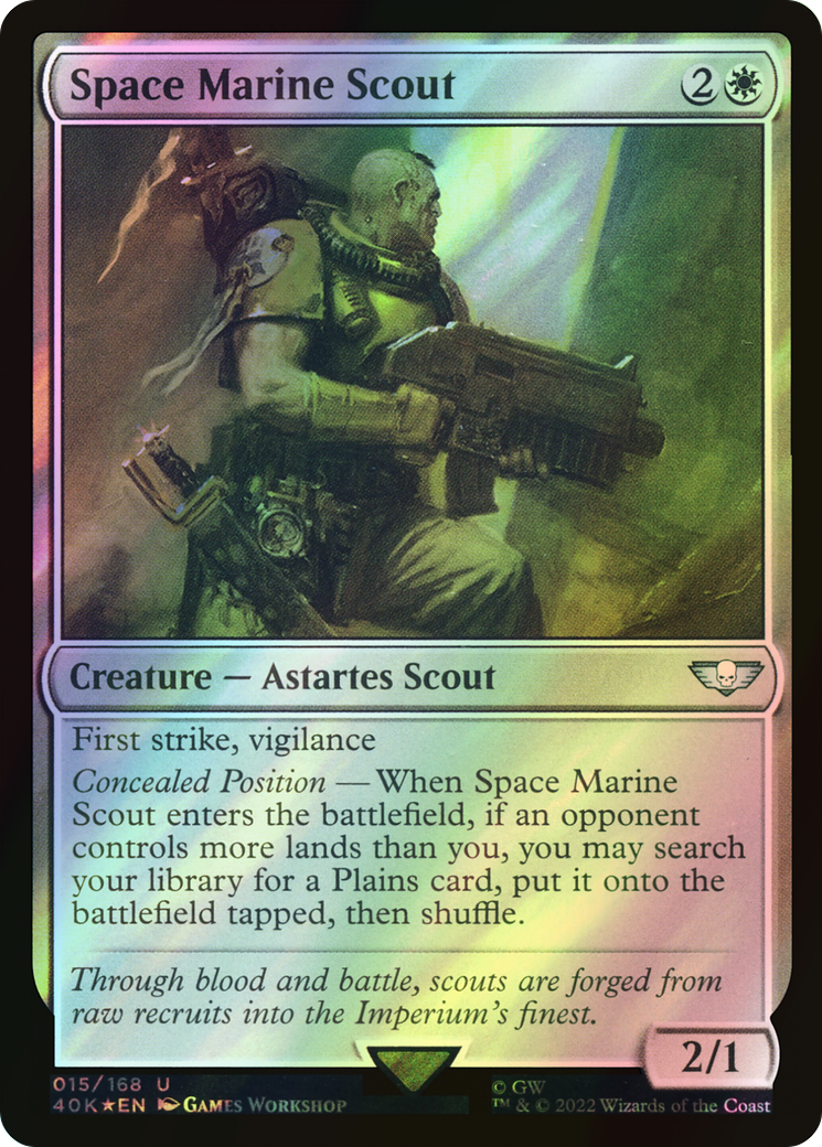 Space Marine Scout - Surge Foil (40K) #15★ [EN/F] s/o