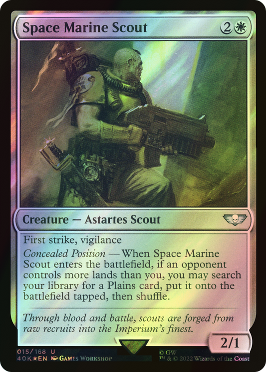 Space Marine Scout - Surge Foil (40K) #15★ [EN/F] s/o
