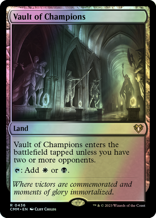 Vault of Champions (CMM) #436 [EN/F] s/o