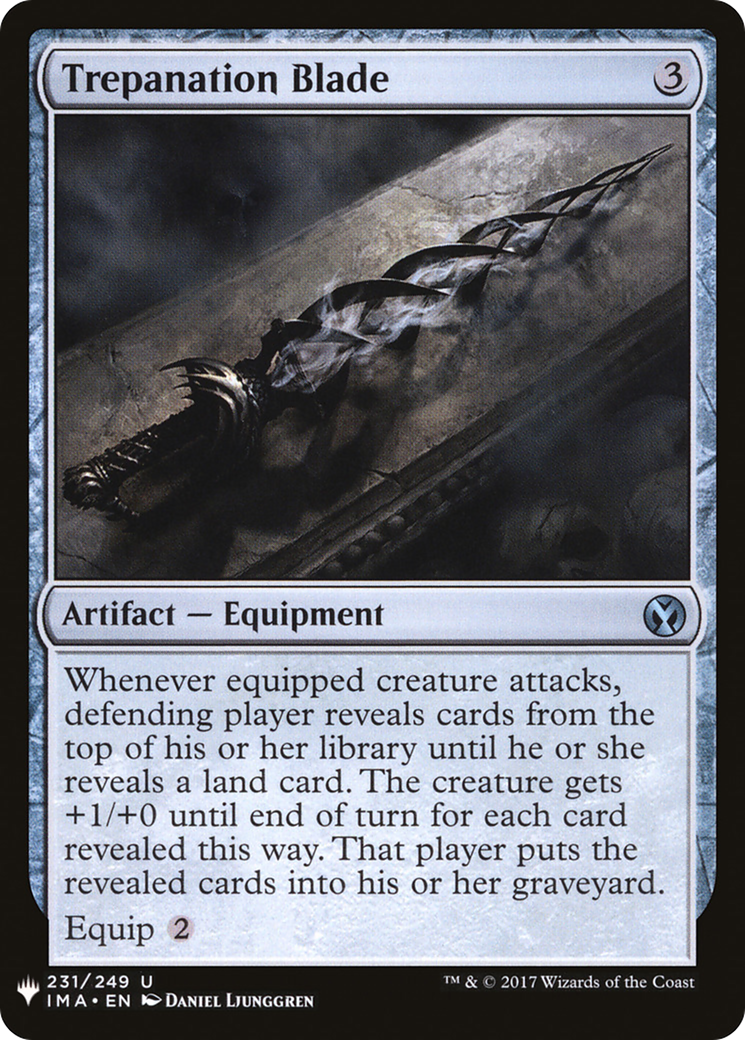Trepanation Blade (PLST) #IMA-231 [EN/N] s/o