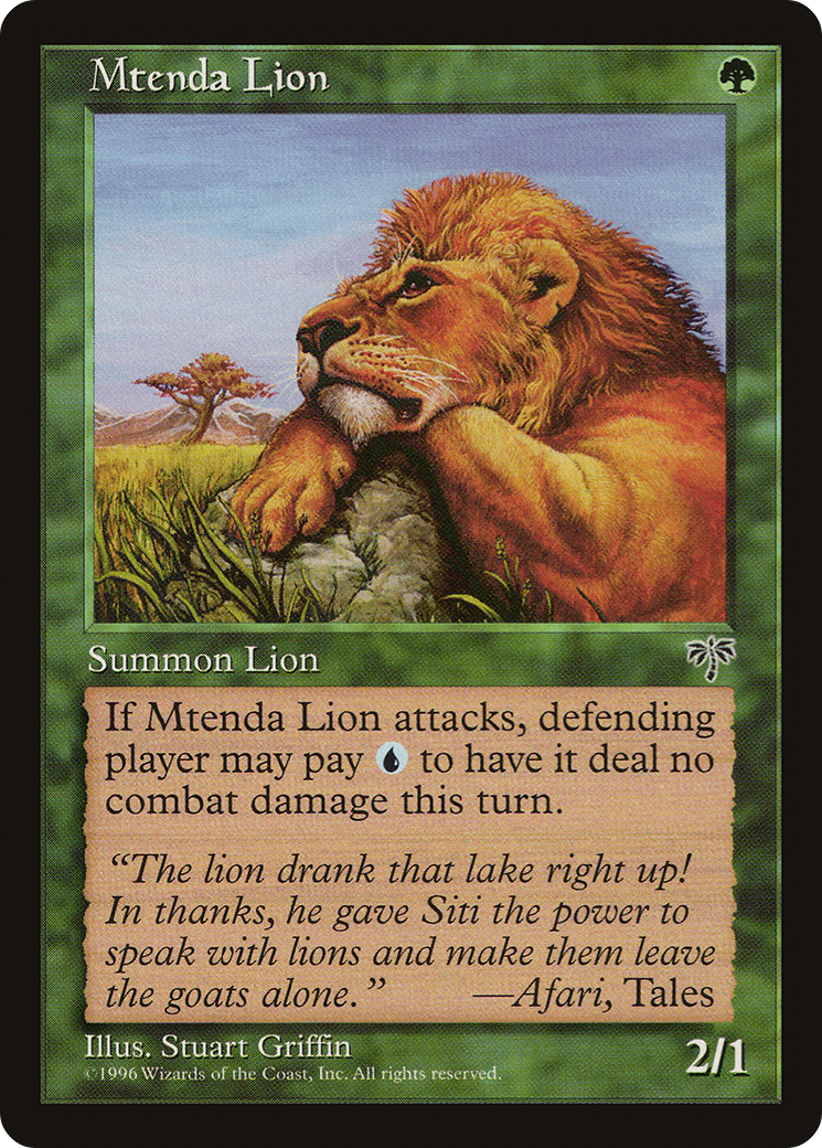 Mtenda Lion (MIR) #230 [EN/N]