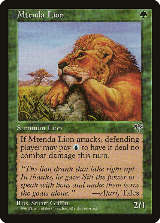 Mtenda Lion (MIR) #230 [EN/N]
