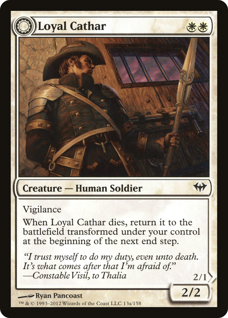 Loyal Cathar // Unhallowed Cathar (DKA) #13 [EN/N]