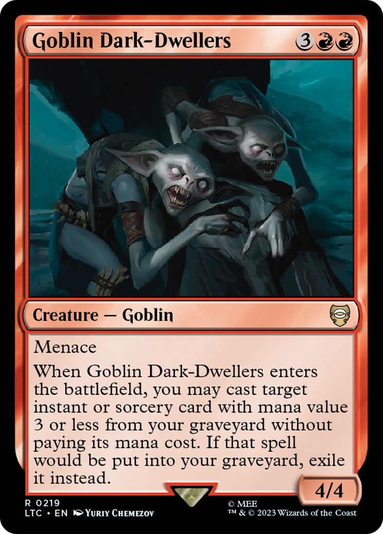 Goblin Dark-Dwellers (LTC) #219 [EN/N]