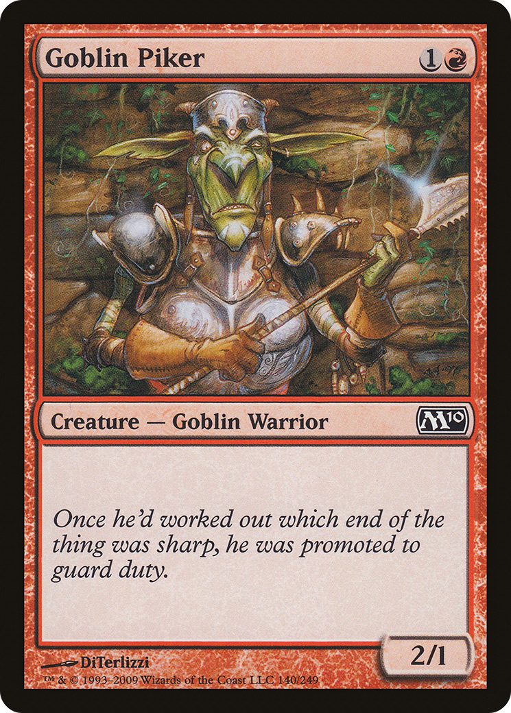 Goblin Piker (M10) #140 [EN/N]