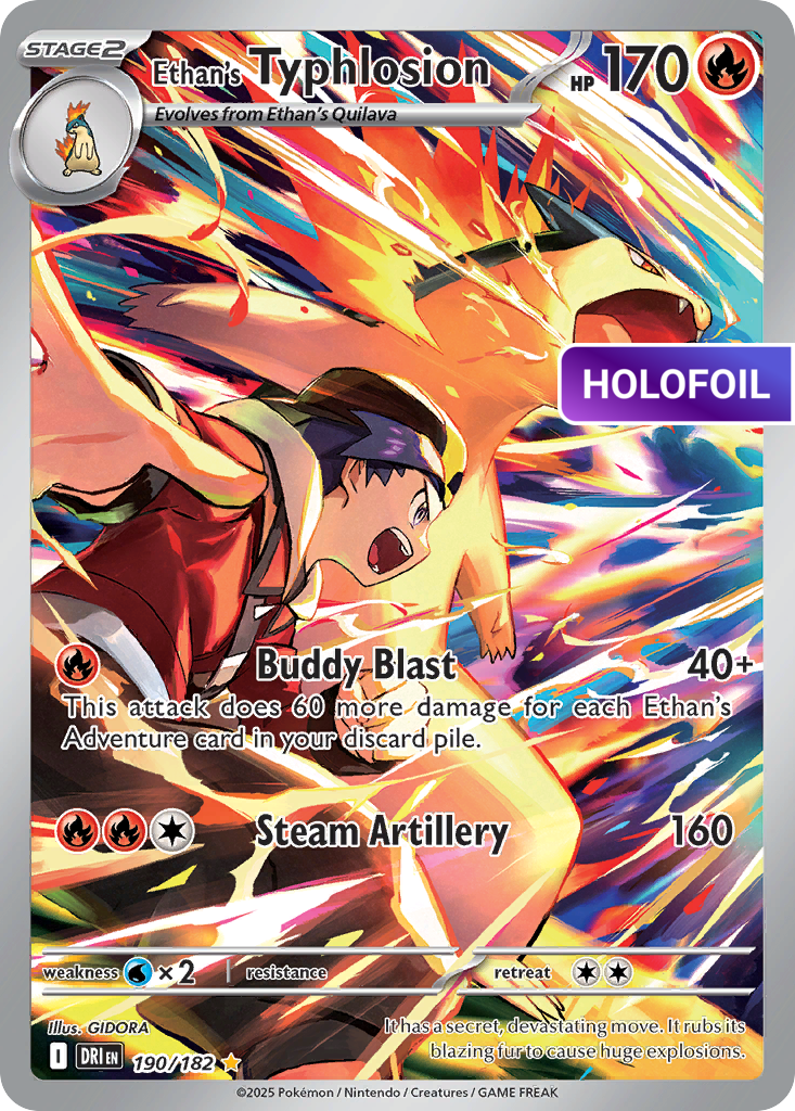 Ethan's Typhlosion - 190/182 (DRI) #190 [EN/H]